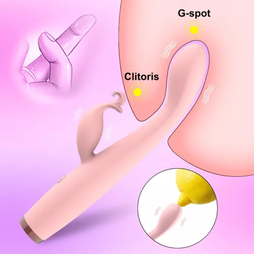 / AlvUp - csiklókaros G-pont vibrátor (pink)