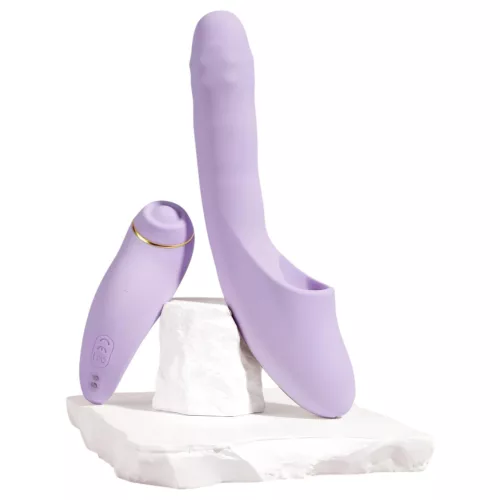 Svakom DuoGlow - okos G-pont és csiklóizgató vibrátor (lila)