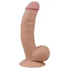 Lovetoy Ultra Soft - rugalmas, élethű dildó - 21,5cm (natúr)
