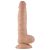 Lovetoy Real Extreme - tapadótalpas dildó - 21cm (natúr)