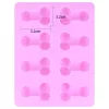 Pénisz formájú jégkocka készítő forma (pink)