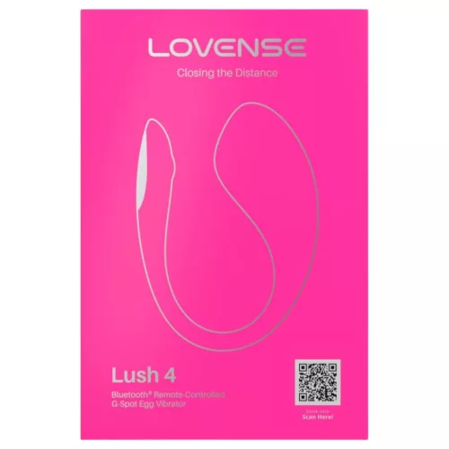 Lovense Lush 4 – App-vezérelt vibrációs tojás (pink)