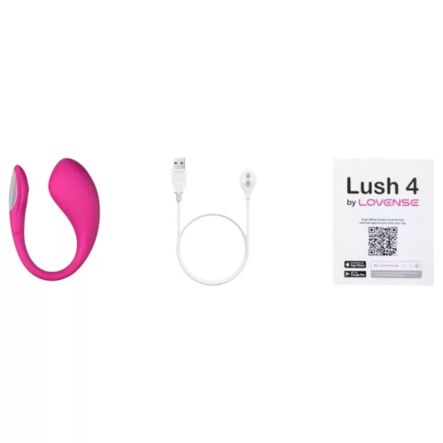 Lovense Lush 4 – App-vezérelt vibrációs tojás (pink)