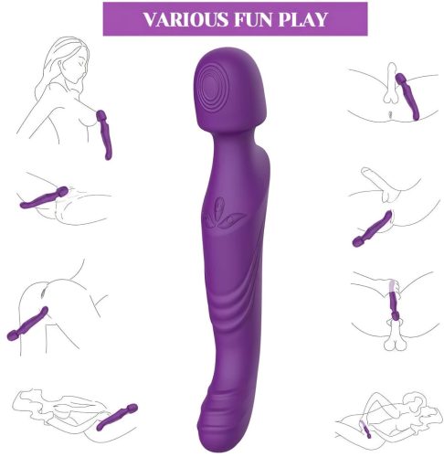 Tracy's Dog Wand - pulzáló masszírozó vibrátor (lila)