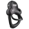 Honey Play Box Anello - okos vibrációs pénisz- és heregyűrű (fekete)