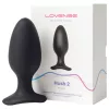 LOVENSE Hush 2 L - akkus kis anál vibrátor (57 mm, fekete)