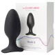 LOVENSE Hush 2 L - akkus kis anál vibrátor (57 mm, fekete)