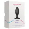 LOVENSE Hush 2 L - akkus kis anál vibrátor (57 mm, fekete)