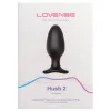 LOVENSE Hush 2 L - akkus kis anál vibrátor (57 mm, fekete)
