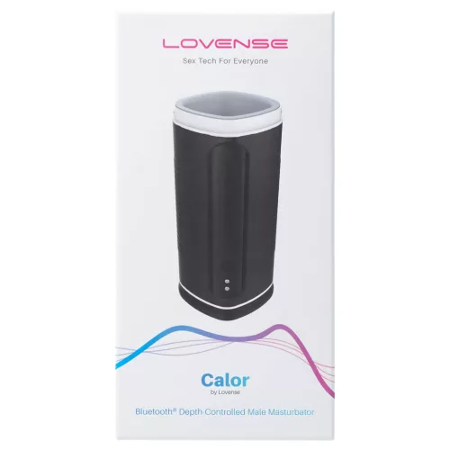 LOVENSE Calor - okos, melegítő maszturbátor (fekete)