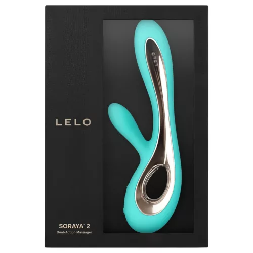 LELO Soraya 2 - csiklókaros vízálló vibrátor (türkiz)