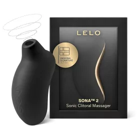 LELO Sona 2 - hanghullámos csiklóizgató (fekete)