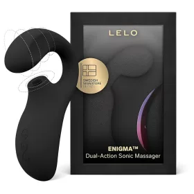   LELO Enigma - akkus, vízálló, 2in1 G-pont vibrátor (fekete)