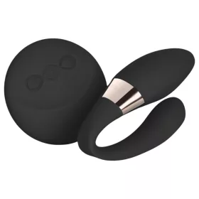 LELO Tiani Duo - akkus, szilikon párvibrátor (fekete)
