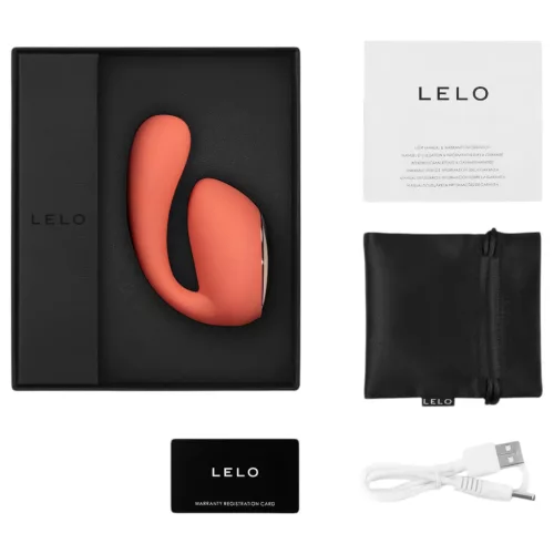 LELO Ida Wave - App-vezérelt rezgő-forgó vibrátor (korall)