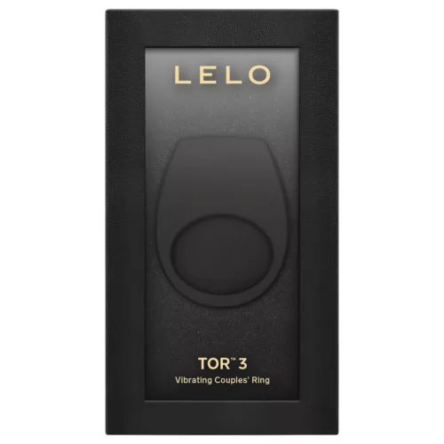 LELO Tor 3 – App-vezérelt vibrációs péniszgyűrű, férfiaknak (fekete)