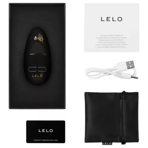 LELO Nea 3 - akkus, vízálló csikló vibrátor (fekete)