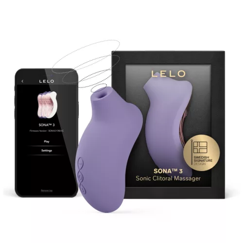 LELO Sona 3 - hanghullámos csiklóizgató (levendula)