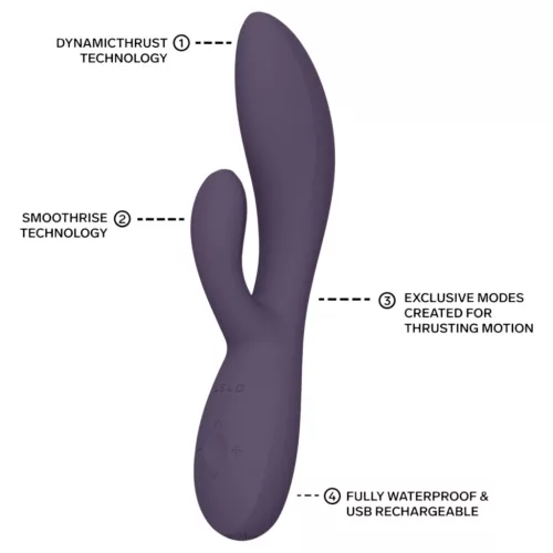 LELO - INA Thrust lökő nyuszivibrátor (lila)