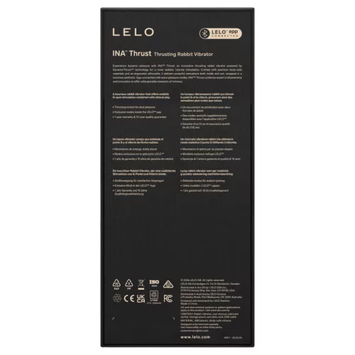 LELO - INA Thrust lökő nyuszivibrátor (fekete)