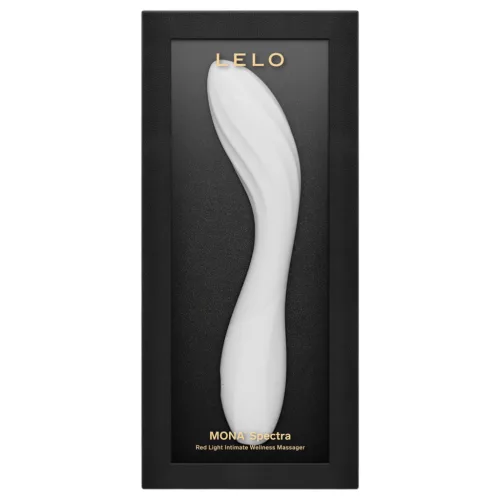 LELO Mona Spectra - okos G-pont vibrátor LED-fénnyel (fehér)