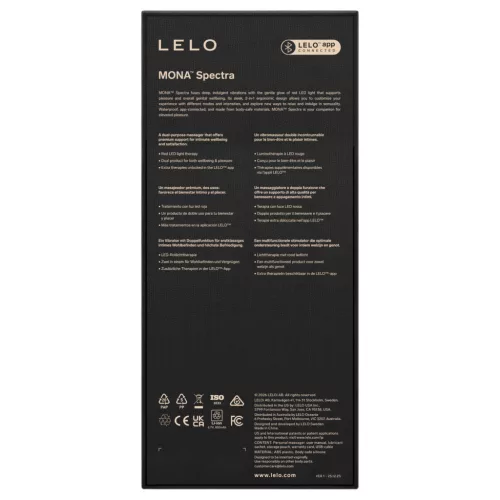 LELO Mona Spectra - okos G-pont vibrátor LED-fénnyel (fehér)