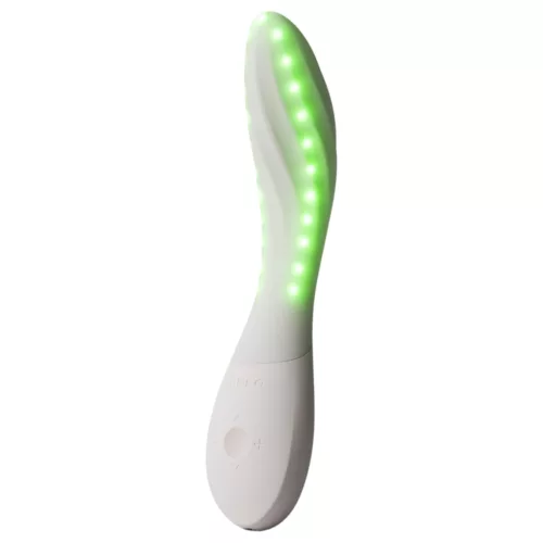 LELO Mona Spectra - okos G-pont vibrátor LED-fénnyel (fehér)