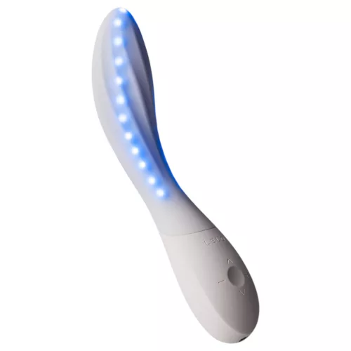 LELO Mona Spectra - okos G-pont vibrátor LED-fénnyel (fehér)