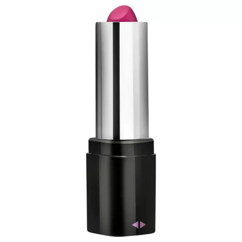 Blush Lipstick Rosé - vízálló rúzs vibrátor (fekete-pink)