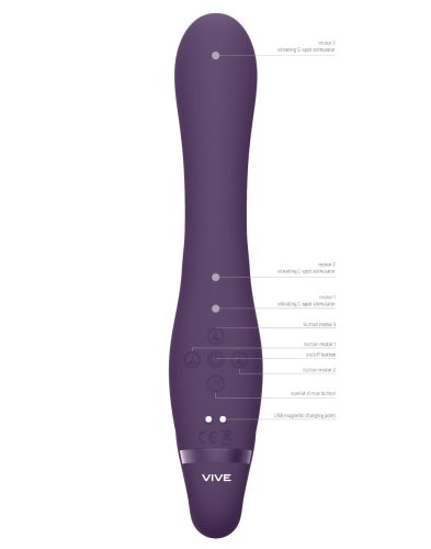 Vive Suki - felcsatolható vibrátor tartópánt nélkül (lila)