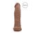 RealRock Penis Sleeve 6 - péniszköpeny (17cm) - sötét natúr