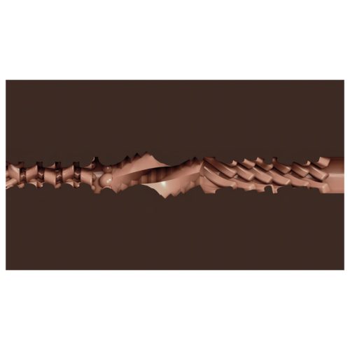 Fleshjack Max Konnor - élethű popsi maszturbátor (barna)