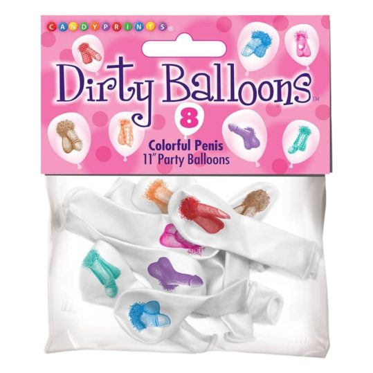 Dirty Balloons - pénisz mintás léggömb (7db)