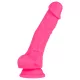 Blush Neo - tapadókorongos dildó - 19cm (pink)