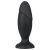 Anal Adventures Platinum Rocket - nagy anál plug (fekete)