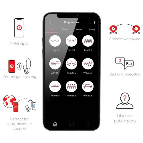 / Oninder Tokyo - okos vibrációs tojás (fekete)