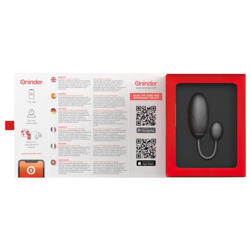 / Oninder Tokyo - okos vibrációs tojás (fekete)