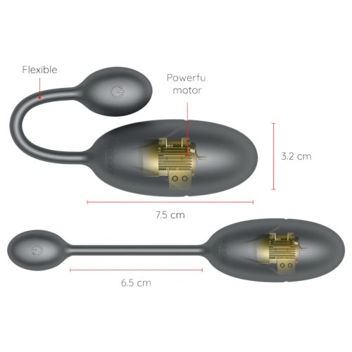 / Oninder Tokyo - okos vibrációs tojás (fekete)