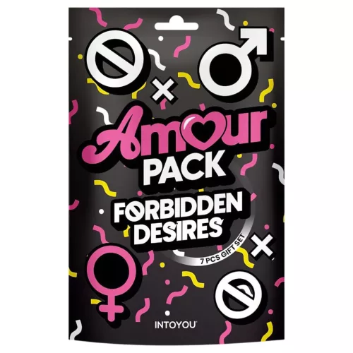 Amour Pack Forbidden Desires - kezdő szett vibrátorral - 7 részes