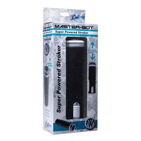   / Master-Bot - fel-le mozgó, puha tüskés száj maszturbátor (fekete)