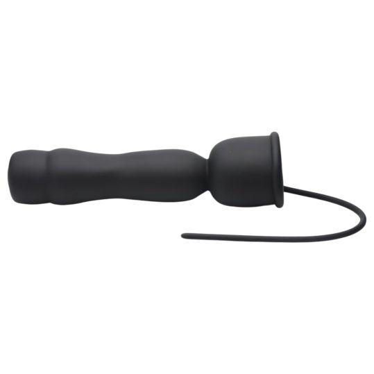 Trinity Vibes - 2in1 dilator és makkvibrátor (fekete)