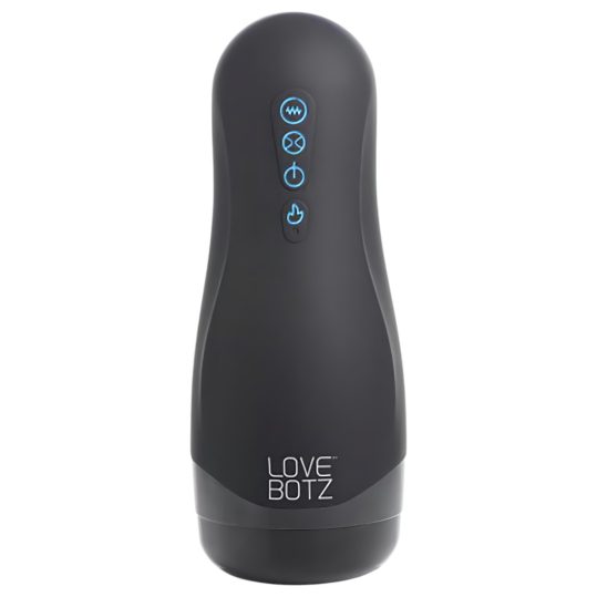 Lovebotz Auto Milker - vízálló szívó-rezgő maszturbátor (fekete)