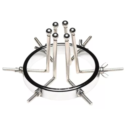 XR Brands Oculus - rozsdamentes acél tágító (ezüst)