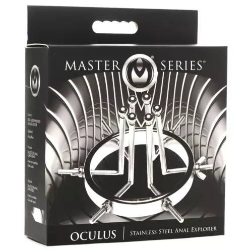 XR Brands Oculus - rozsdamentes acél tágító (ezüst)