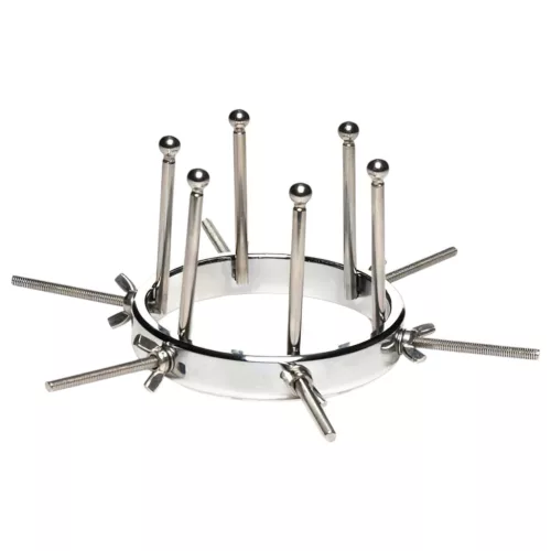 XR Brands Oculus - rozsdamentes acél tágító (ezüst)