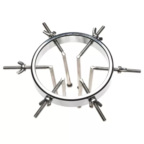 XR Brands Oculus - rozsdamentes acél tágító (ezüst)