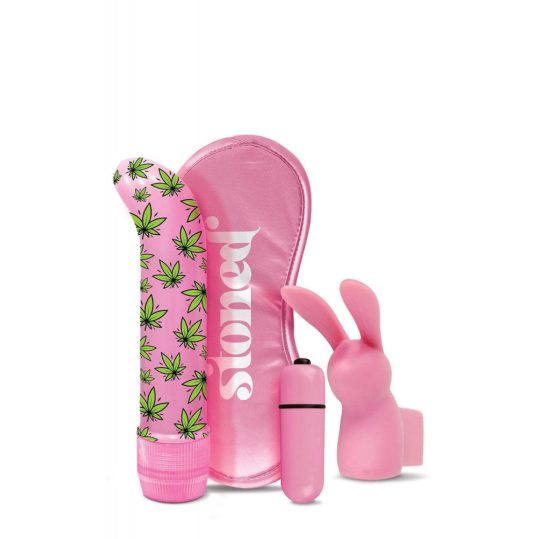 Stoner Budz Bunny - G-pont vibrátor szett (4 részes) - pink