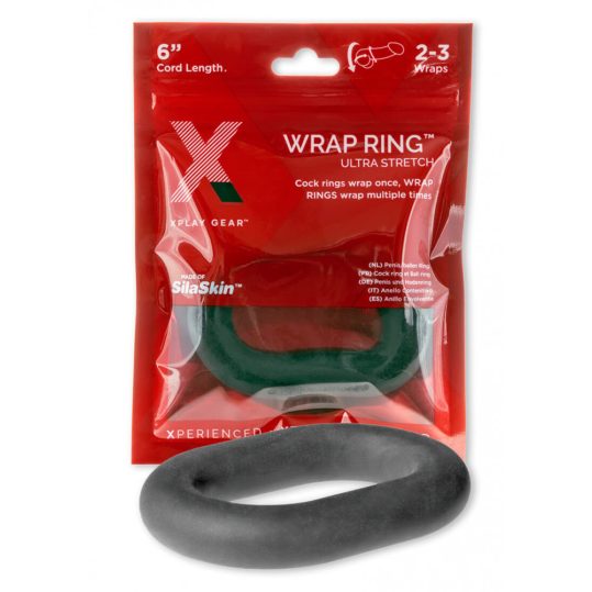 Perfect Fit Ultra Wrap 6 - vastag péniszgyűrű - fekete (15cm)"