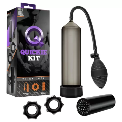 Quickie Kit - péniszpumpa szett - vastag (4 részes)