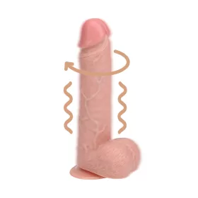 RealRock - forgó vibrátor - natúr (20,5cm)